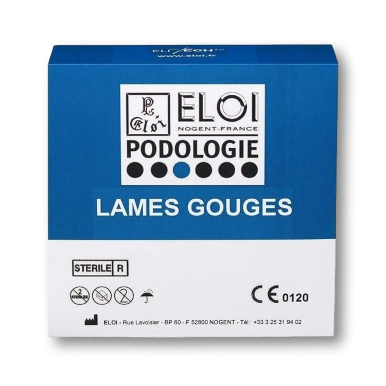 100 Lames de gouges stériles - Elitech by Eloi PodiaFrance - My Podologie