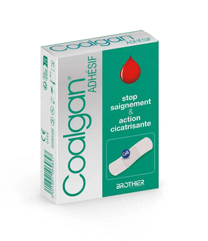 12 Pansements hémostatiques Coalgan stériles - Laboratoires Brothier Coalgan