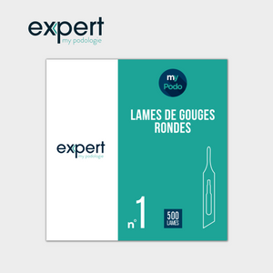 Boîte de 500 lames de gouges rondes - Expert by My Podologie Expert N-1