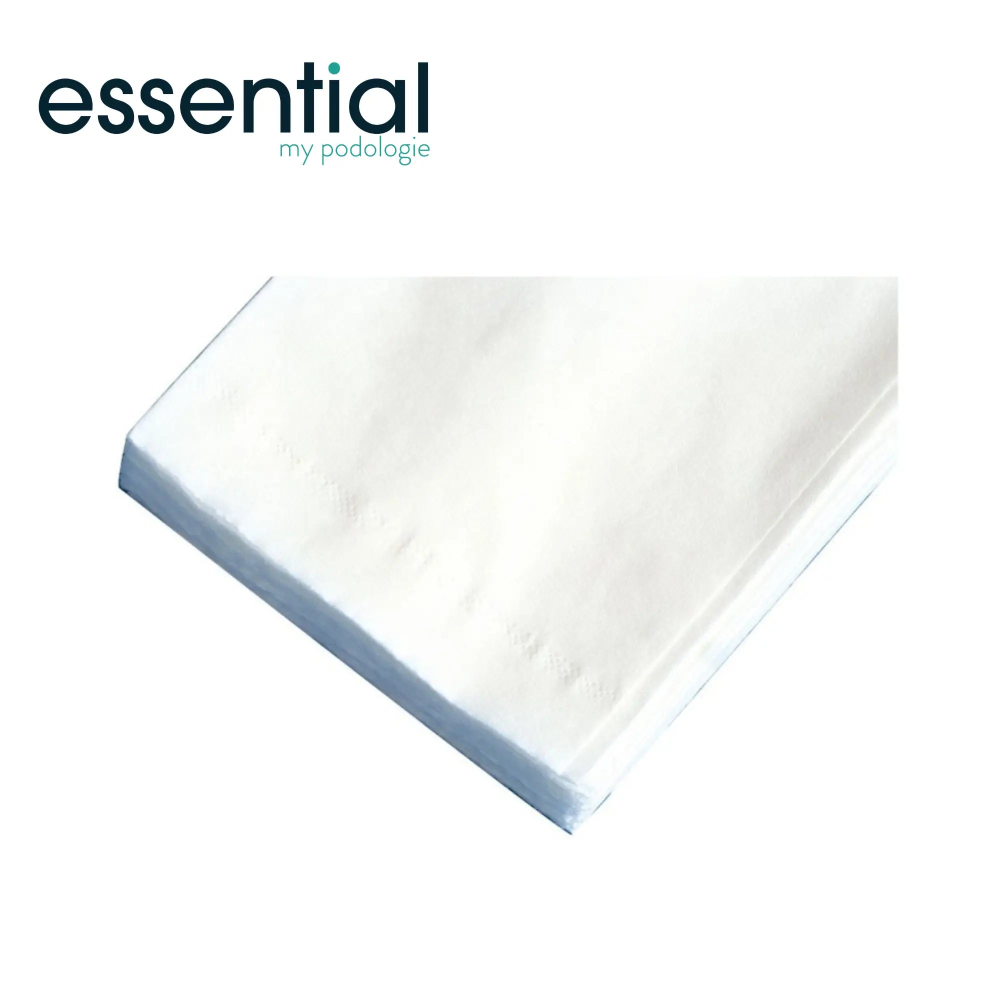 32 Paquets Essuie-mains enchevêtrés - 100 feuilles - 2 plis lisses -Essential by My Podologie Essential