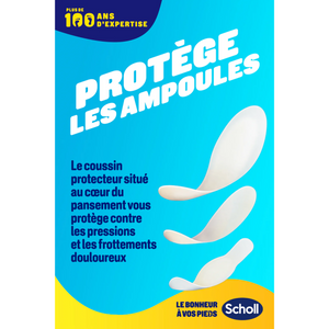 5 Pansements Mix Hydrocolloïdes Talons/Orteils - Scholl Scholl