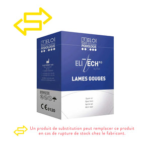 500 lames de gouges N°1 - Elitech by Eloi Eloi Podologie