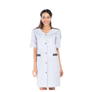 Aglaé - Blouse 7/8 - Manches courtes - Femme - 95 cm My Blouse Sergé-Gris-Anthracite-T6-XXXL