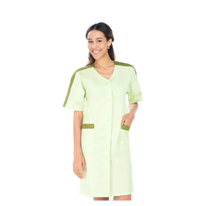Aglaé - Blouse 7/8 - Manches courtes - Femme - 95 cm My Blouse Sergé-Anis-Fougère-T6-XXXL