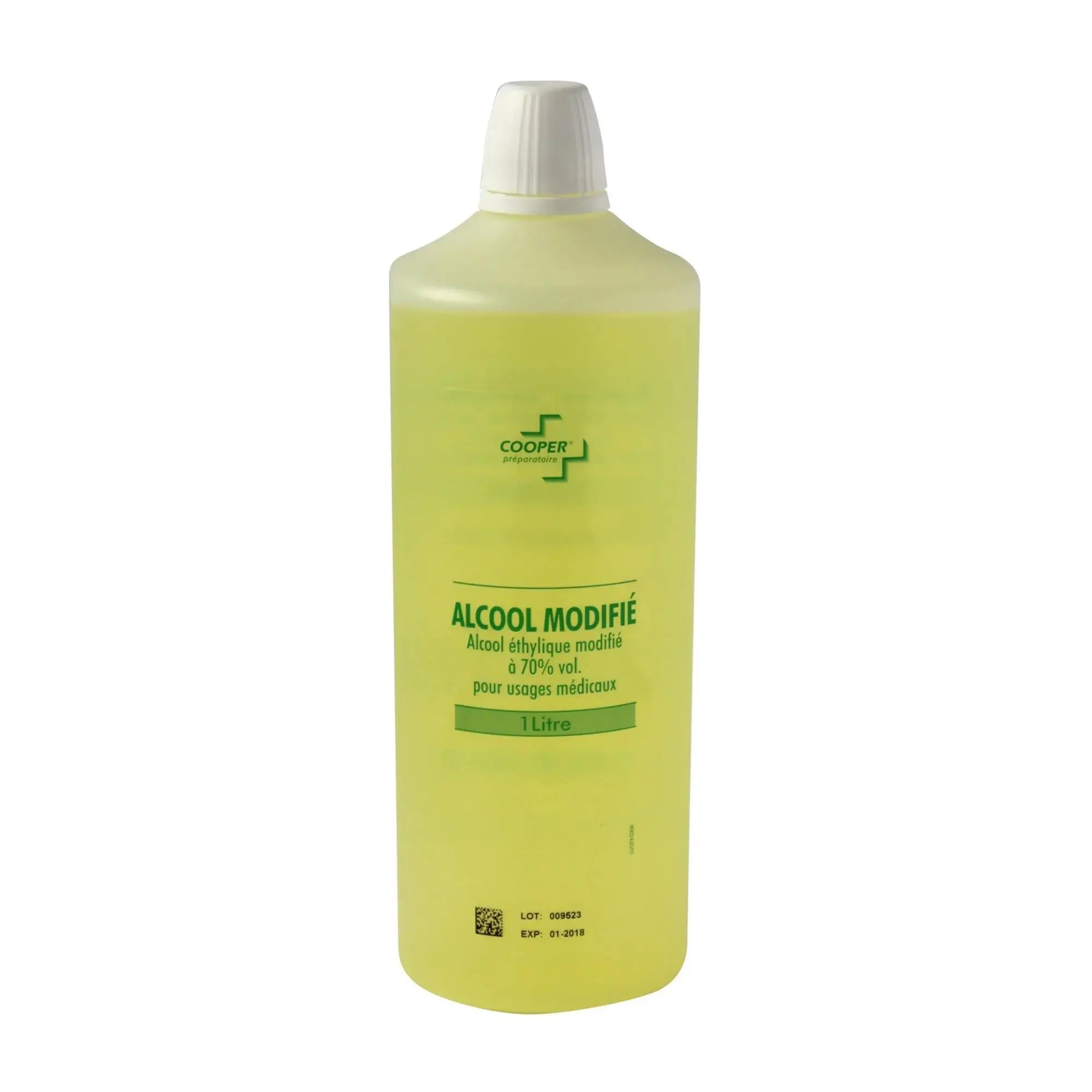 Alcool modifié 70% 1L - Cooper - My Podologie