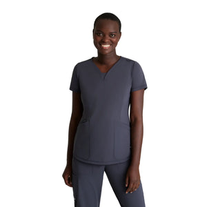Amya - Tunique Col V - Femme - Skechers Slip-ins SKECHERS SLIP-INS KNITS Gris Anthracite / XL