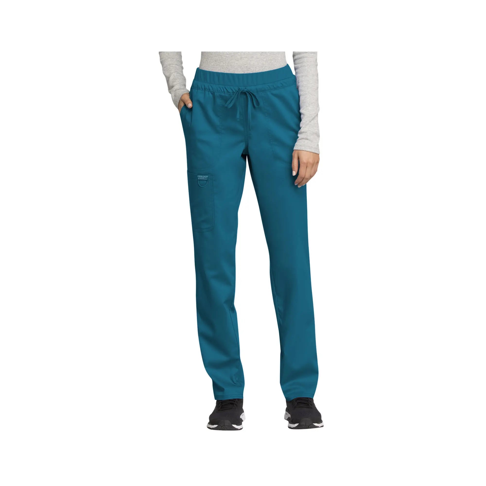 Angers - Pantalon avec cordon de serrage - femme - Cherokee Cherokee Authentic Workwear  Bleu-Canard-XXXL
