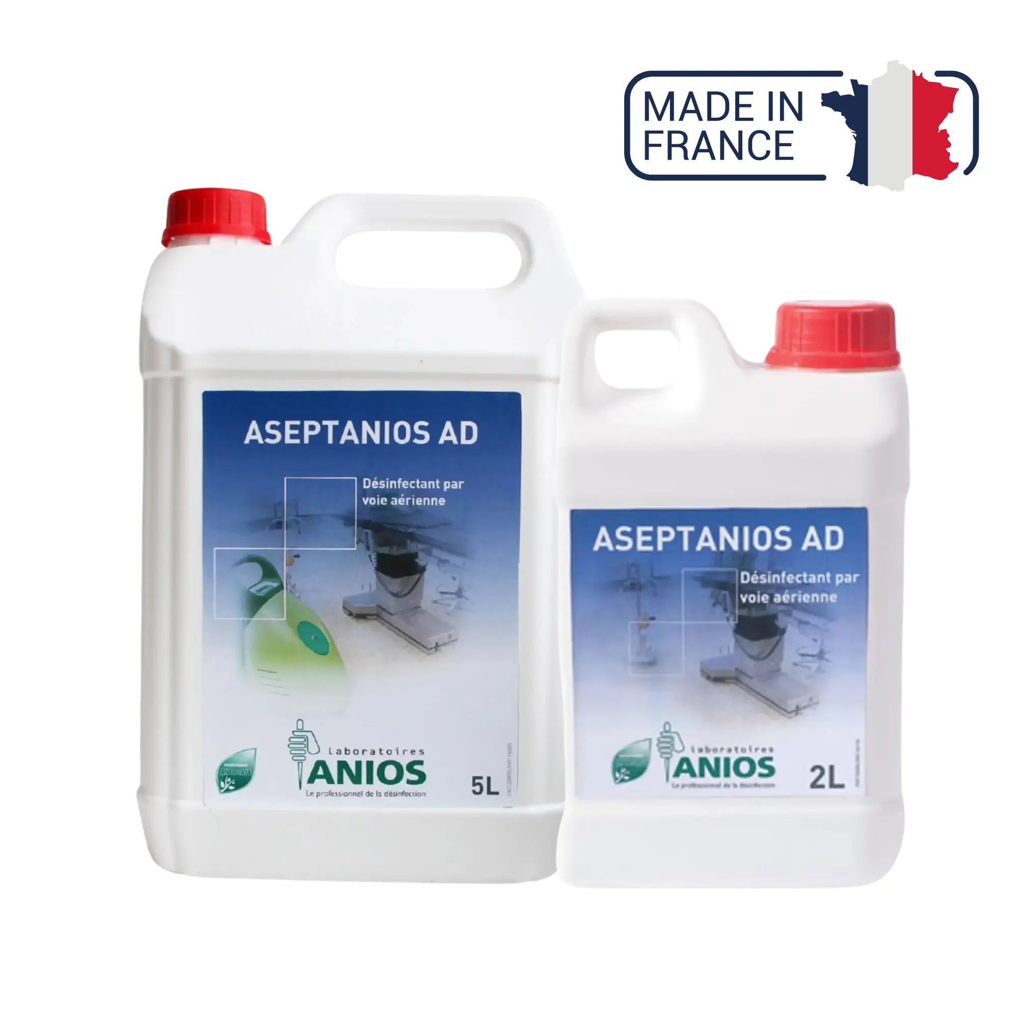Aseptanios AD - Désinfection par voie aérienne - 2L ou 5L - Anios Anios 2-L