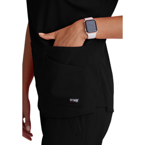 Aura - Tunique col V - Femme - Grey’s Anatomy Stretch GREYS ANATOMY STRETCH