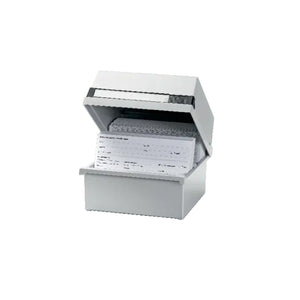 Boîte à fiches pour env. 800 fiches - A5 orentation paysage - Gris clair - Ruck Ruck