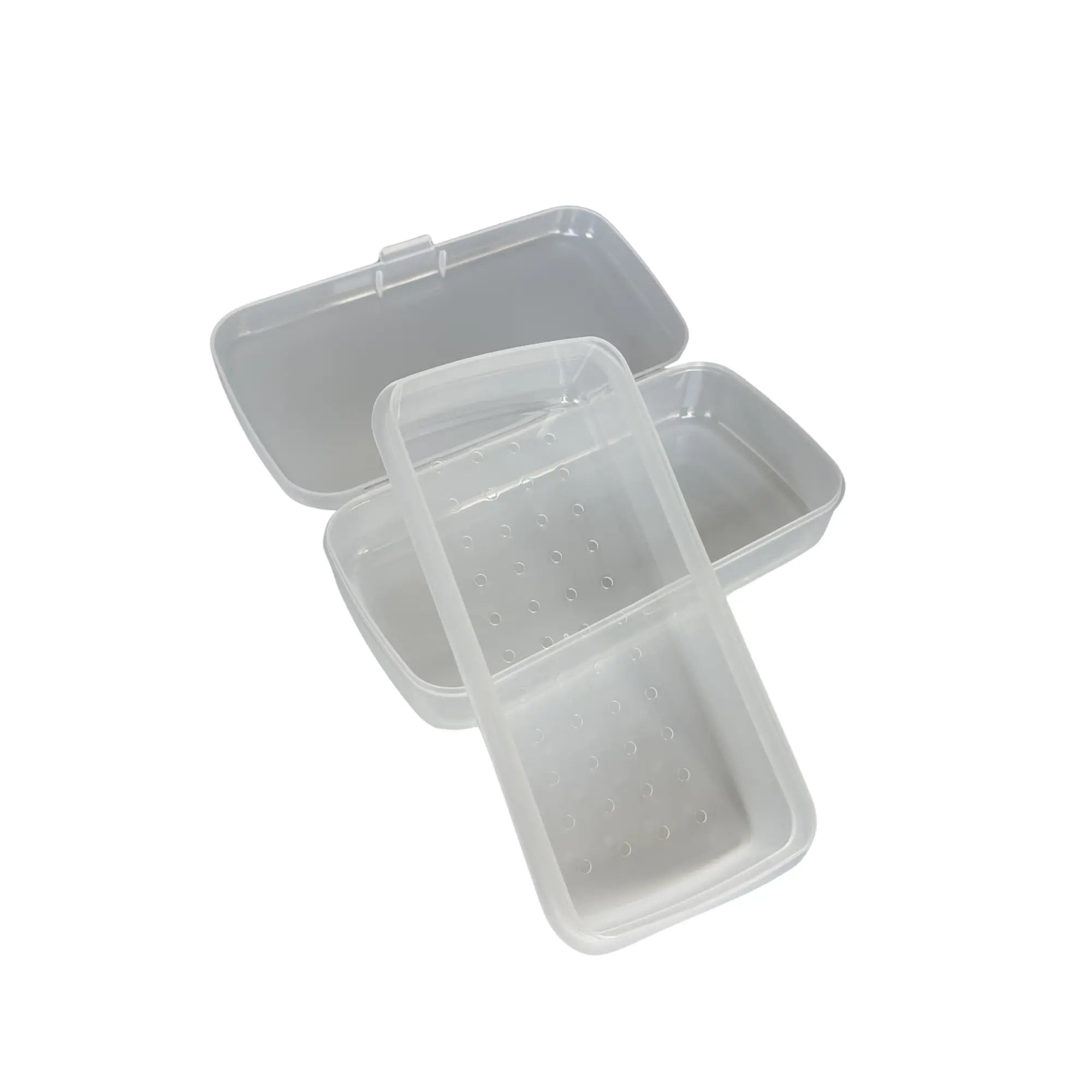 Boite de Rangement Transparente - Fraise - Peut contenir 44 fraises My Podologie