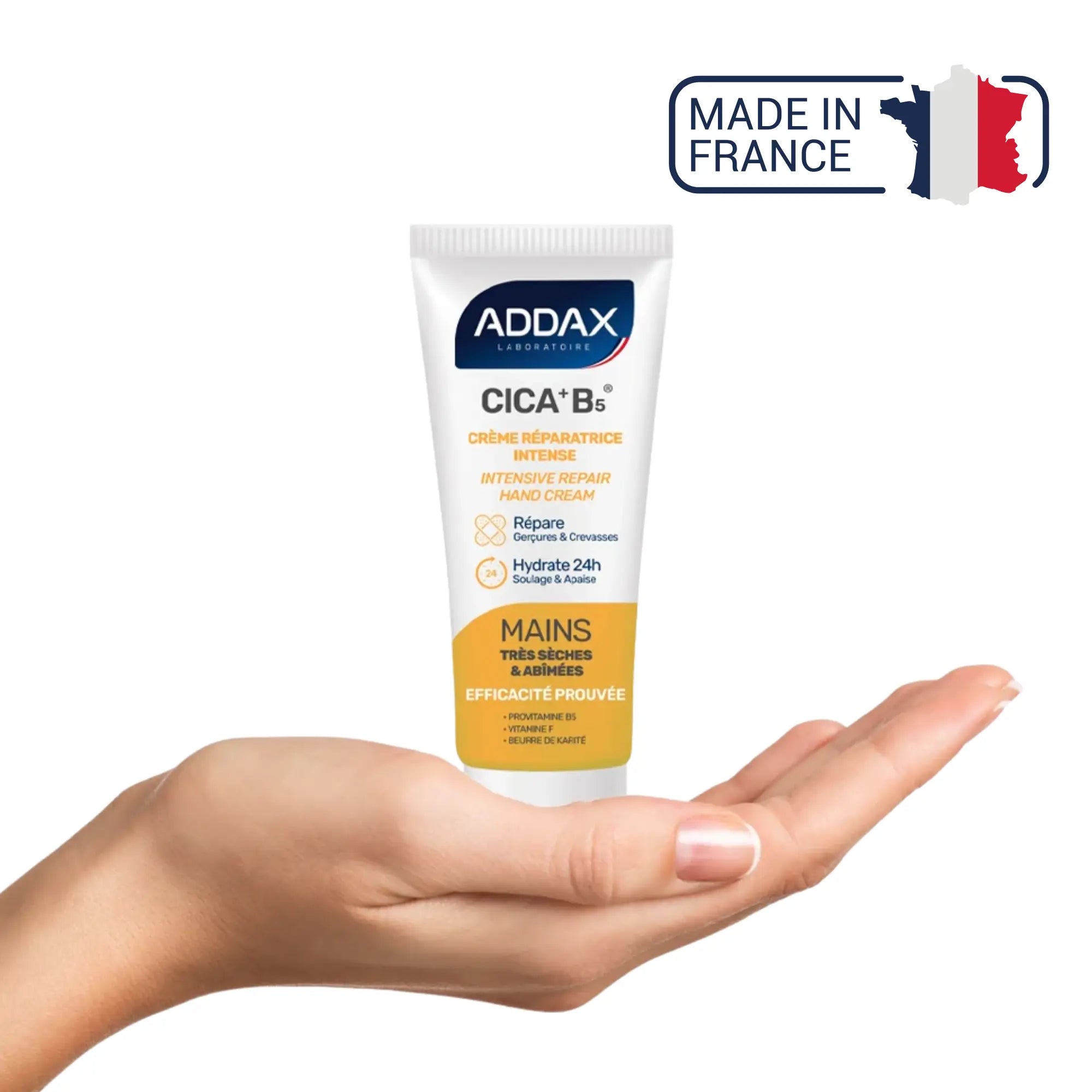 CICA + B5® - Crème mains réparatrice intense - 50 ml - Laboratoire Addax Laboratoire Addax