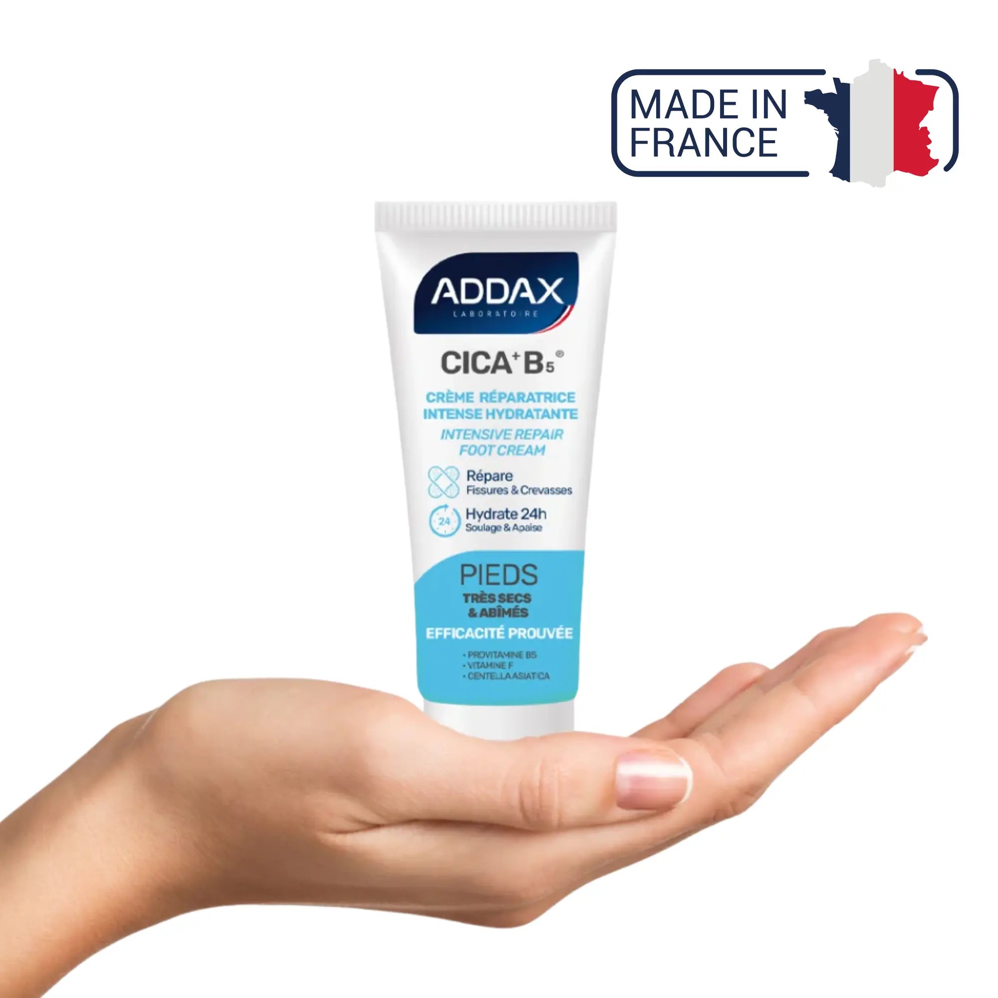 CICA + B5® - Crème pieds réparatrice intense hydratante - 50 ml - Laboratoire Addax Laboratoire Addax