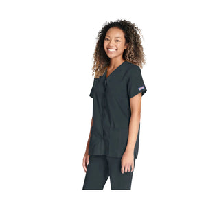 Calais - Tunique col V à boutons-pression - Femme - Cherokee Cherokee Authentic Workwear