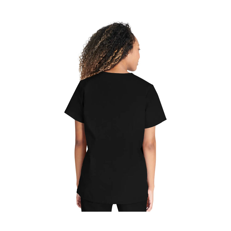 Calais - Tunique col V à boutons-pression - Femme - Cherokee Cherokee Authentic Workwear