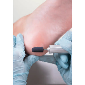 Capuchons abrasifs ronds x10 0902 - Diamant - Grain moyen - Abrasion des cors, durillons et hyperkératoses - 16 mm Ruck