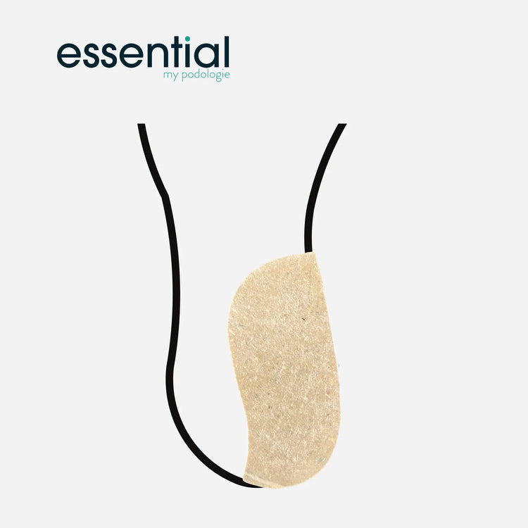 Coin supinateur de stabilisation large - 10 mm - Shore 70-75 - Beige Essential