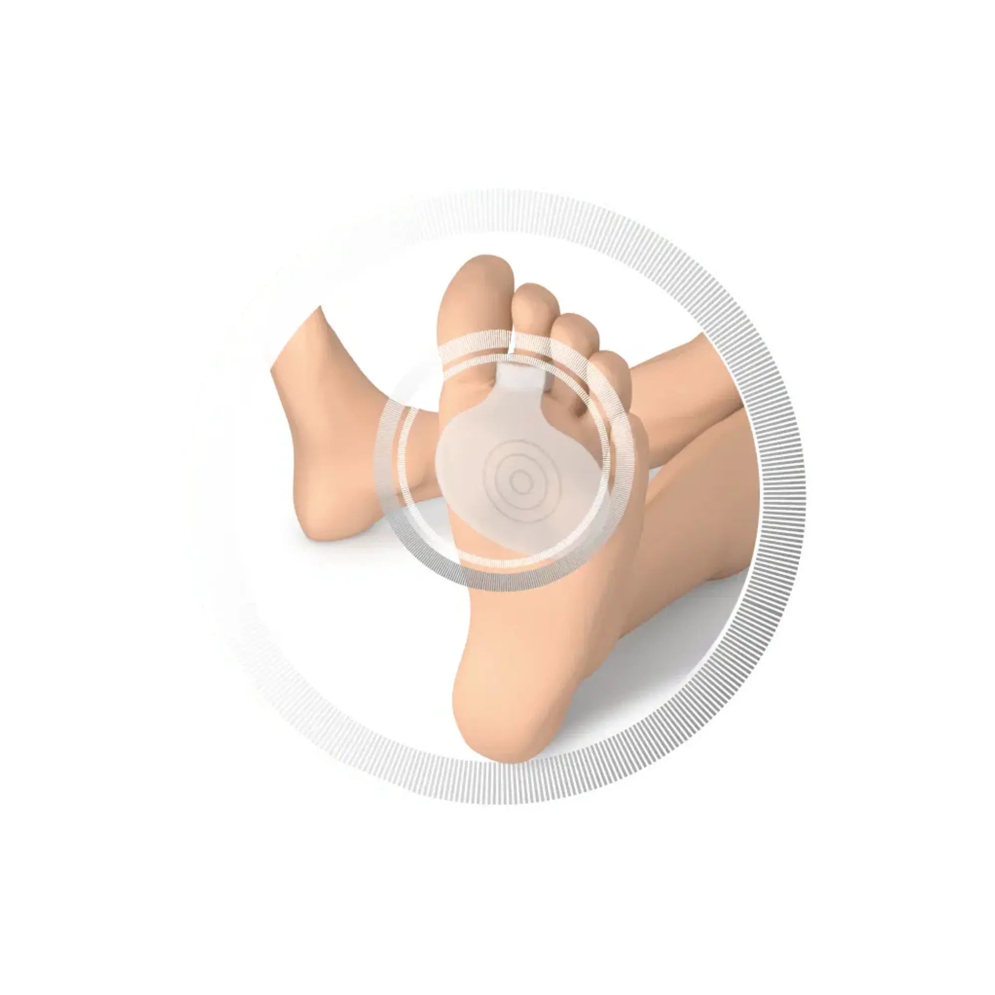 Coussin en gel pour protection contre la pression métatarsienne - 2 paire - Ruck Ruck