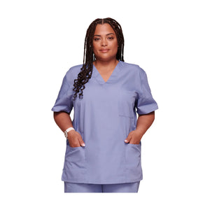 Dax - Tunique col V - Unisexe - Cherokee Cherokee Authentic Workwear Bleu-Ciel-3XL