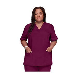 Dax - Tunique col V - Unisexe - Cherokee Cherokee Authentic Workwear Bordeaux-3XL