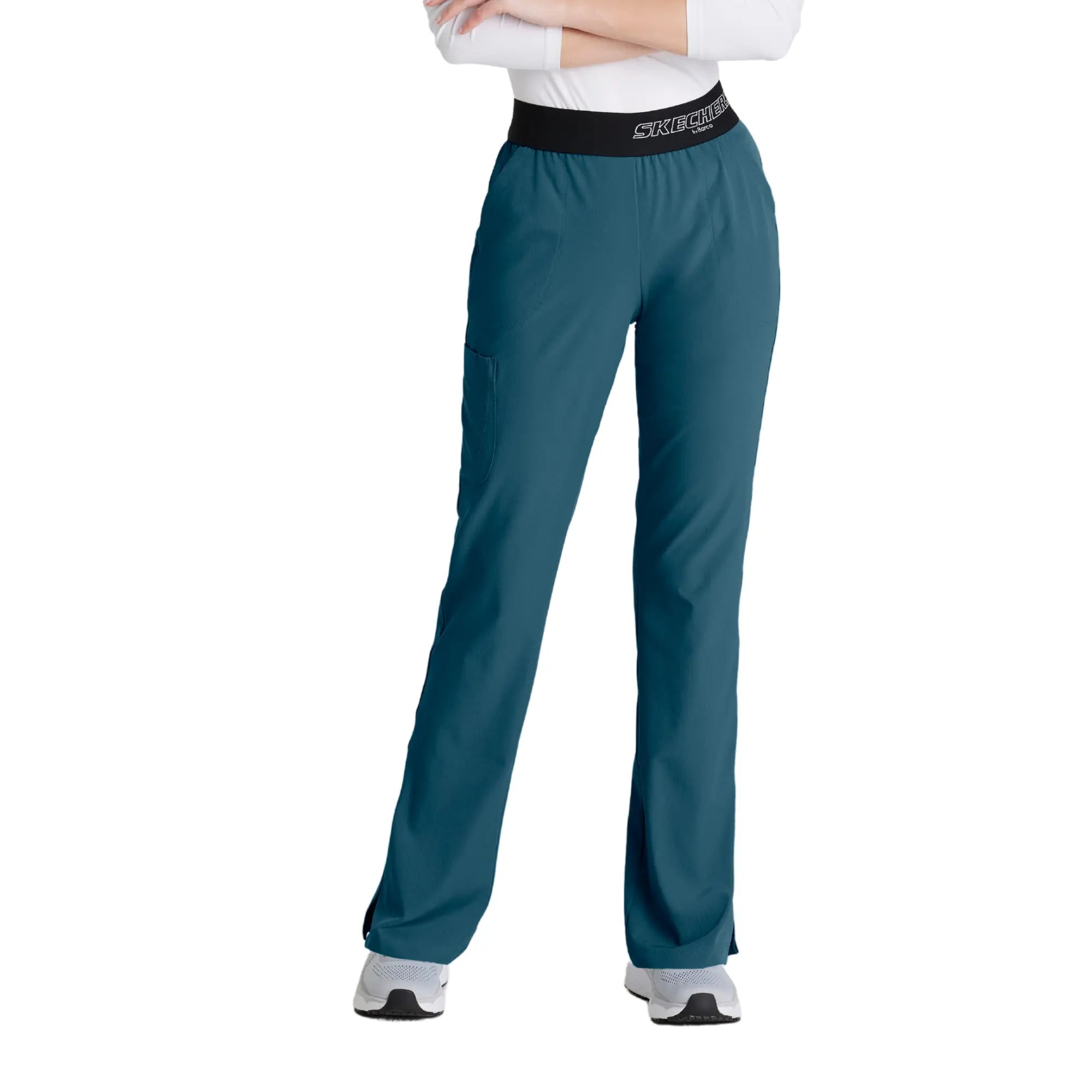 Dazy - Pantalon médical avec élastique - Femme - Skechers SKECHERS Bleu Bahamas / XL
