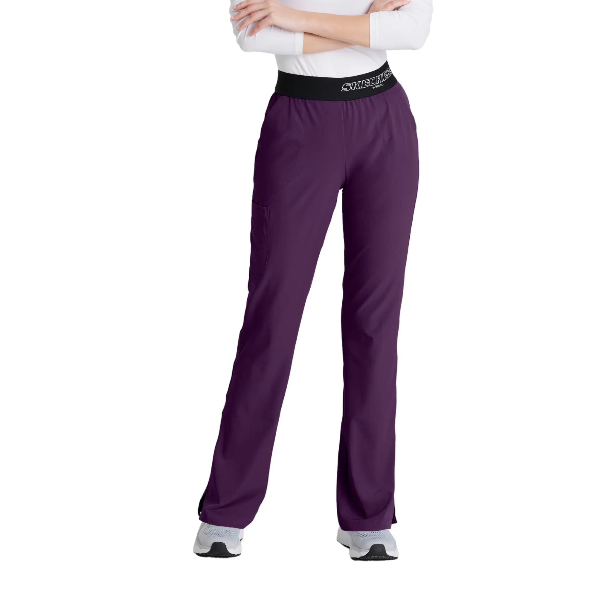 Dazy - Pantalon médical avec élastique - Femme - Skechers SKECHERS Aubergine / XL