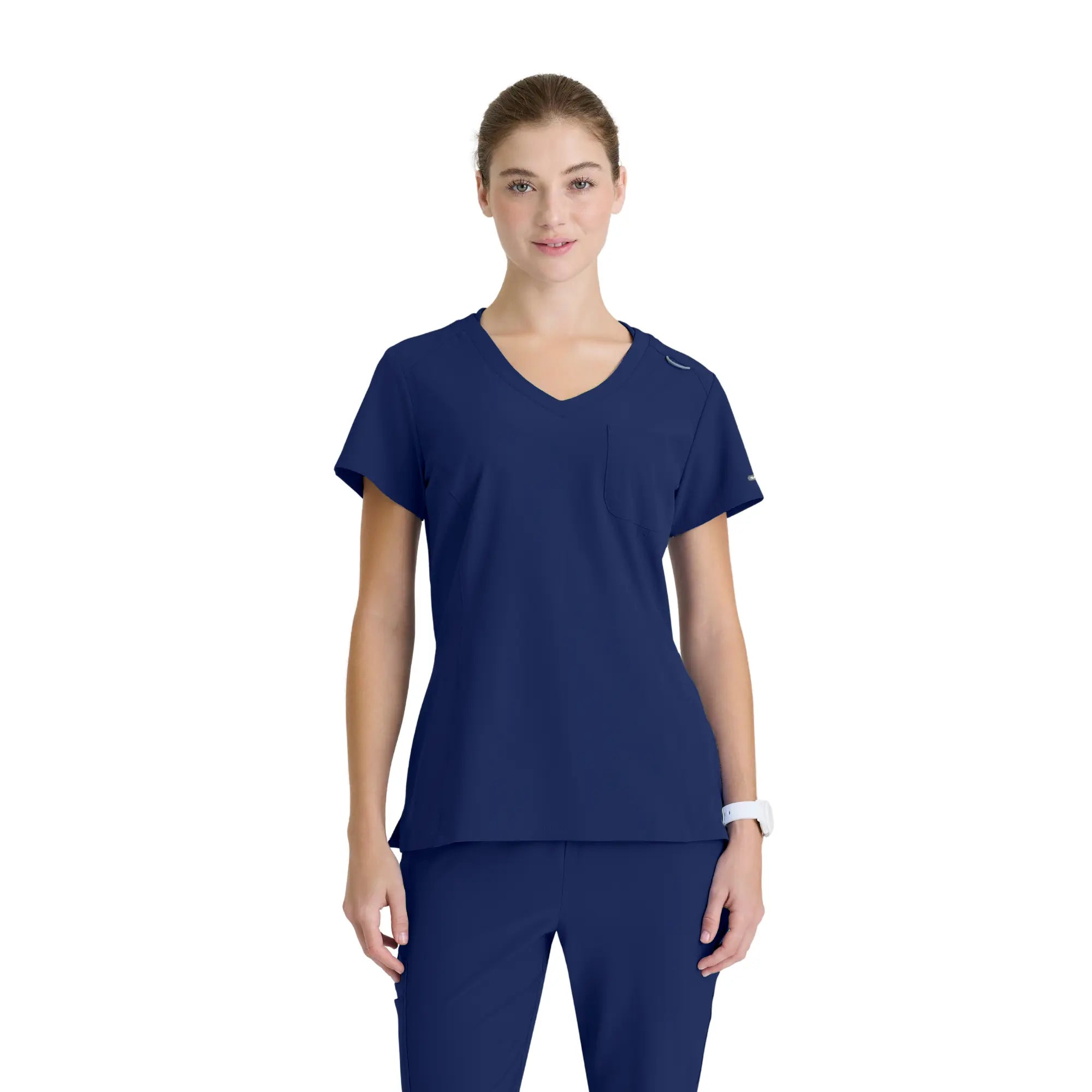Dignity - Tunique Col V - Femme - Skechers SKECHERS Bleu Marine / XL