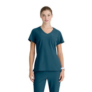 Dignity - Tunique Col V - Femme - Skechers SKECHERS Bleu Bahamas / XL