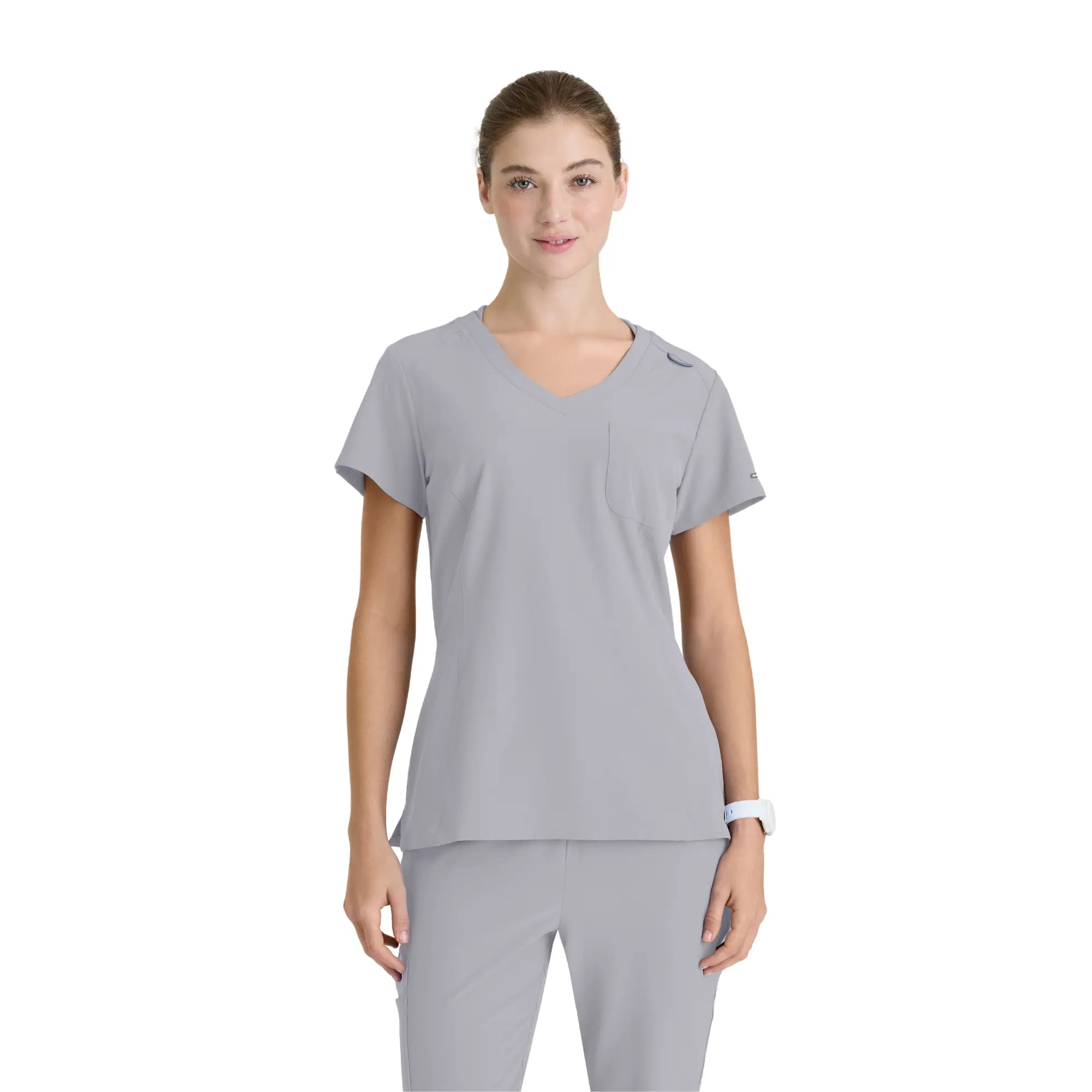 Dignity - Tunique Col V - Femme - Skechers SKECHERS Gris Clair / XL