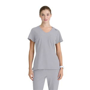 Dignity - Tunique Col V - Femme - Skechers SKECHERS Gris Clair / XL