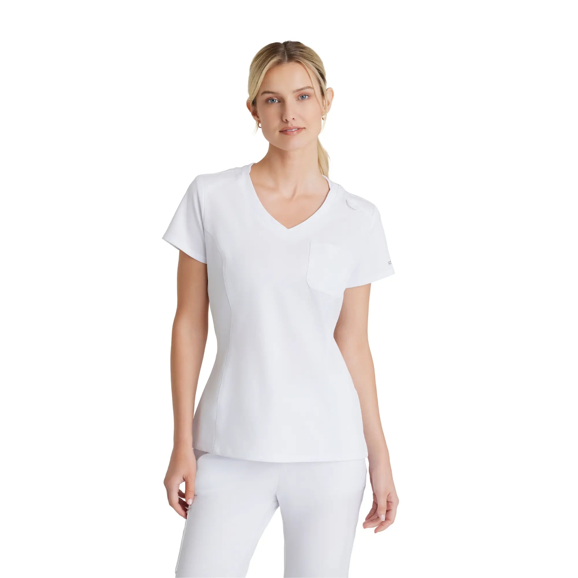 Dignity - Tunique Col V - Femme - Skechers SKECHERS Blanc / XL