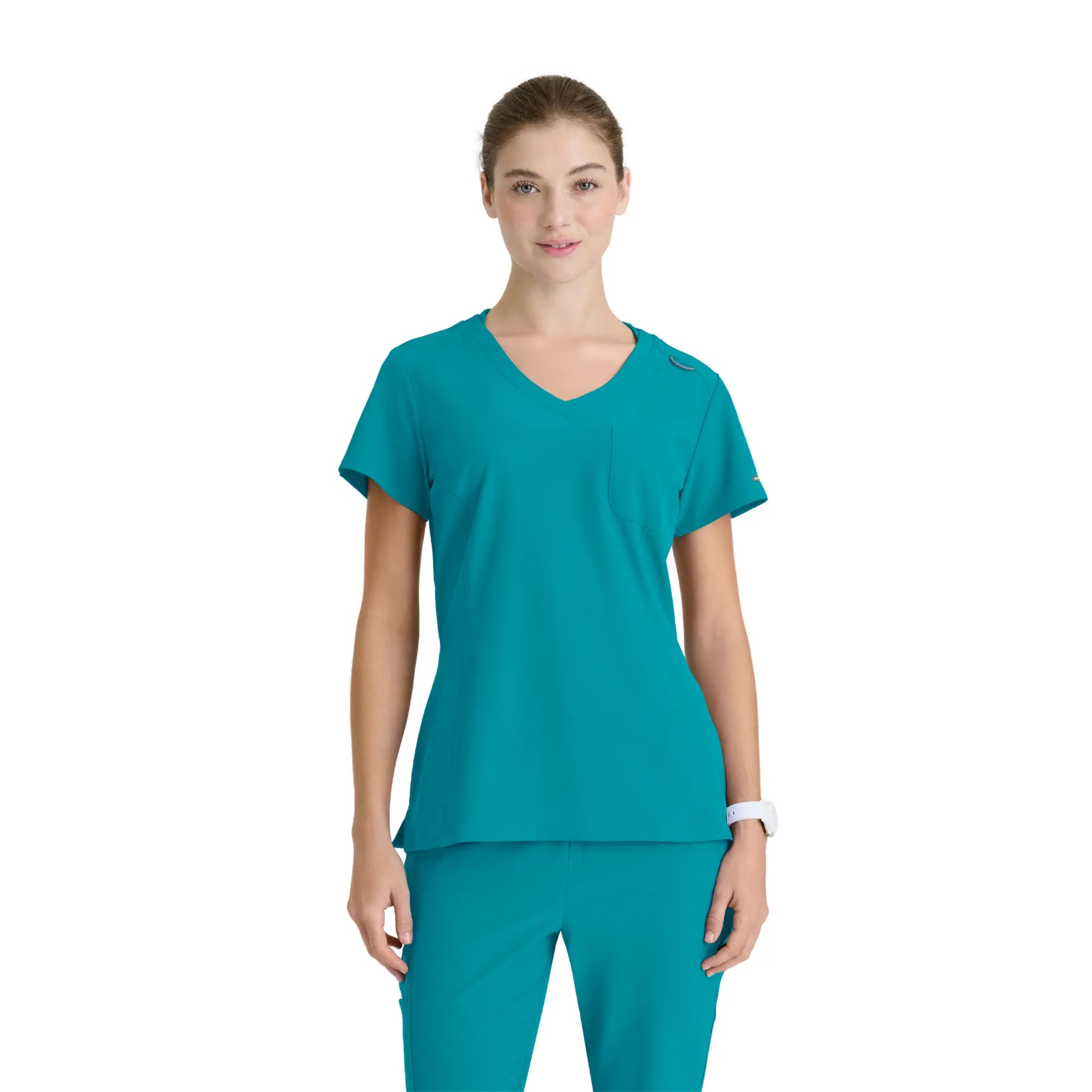 Dignity - Tunique Col V - Femme - Skechers SKECHERS Bleu Caraïbes / XL