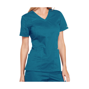 Dunkerque - Tunique col V - Femme - Cherokee Cherokee Authentic Workwear Bleu-Caraïbes-3XL