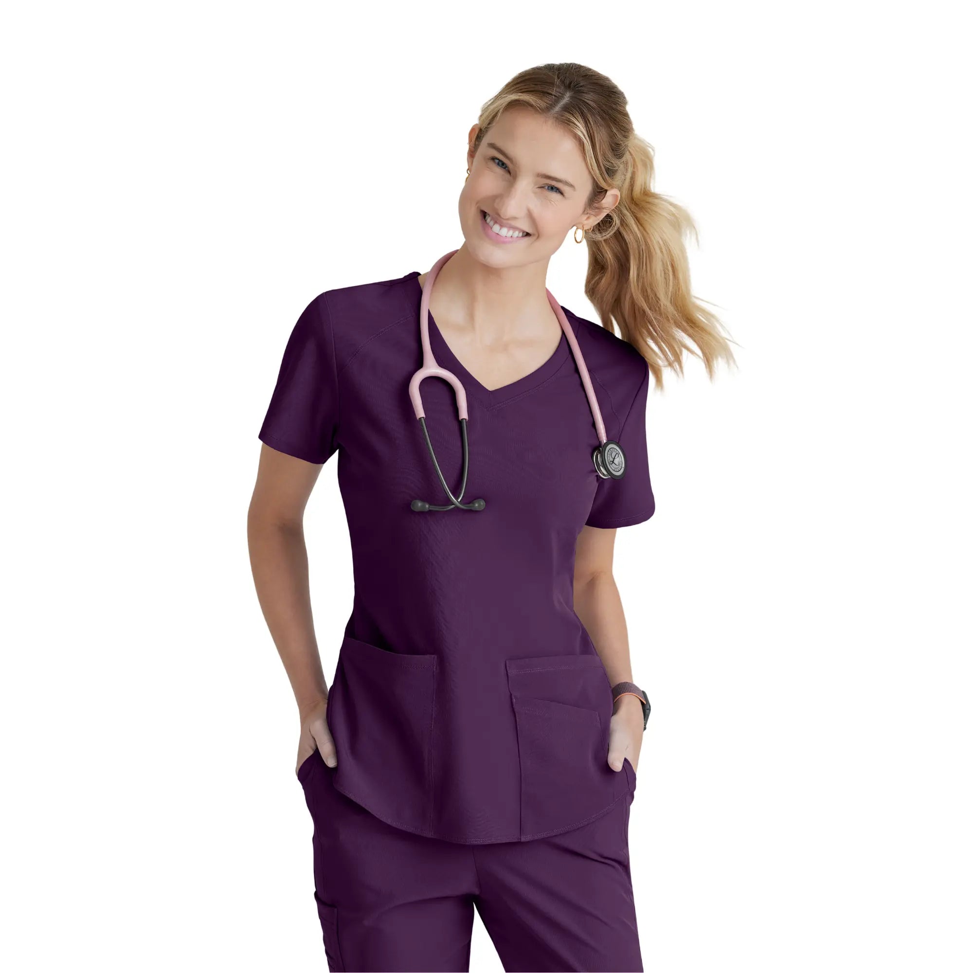 Elva - Tunique col V - Femme - Skechers SKECHERS Aubergine / XL