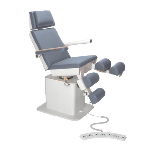 Fauteuil de pédicurie - MOON - Relevage électrique - Filaire - Ruck My Podologie Océan-3-moteurs-Blanc