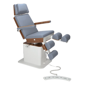 Fauteuil de pédicurie - MOON - Relevage électrique - Filaire - Ruck My Podologie Océan-5-moteurs-Noyer