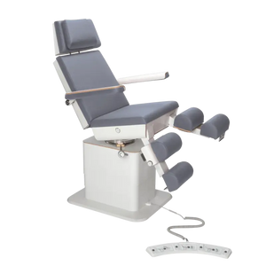Fauteuil de pédicurie - MOON - Relevage électrique - Filaire - Ruck My Podologie Océan-3-moteurs-2-Blanc