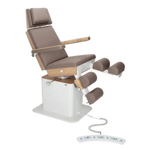 Fauteuil de pédicurie - MOON - Relevage électrique - Filaire - Ruck My Podologie Muscade-3-moteurs-2-Chêne