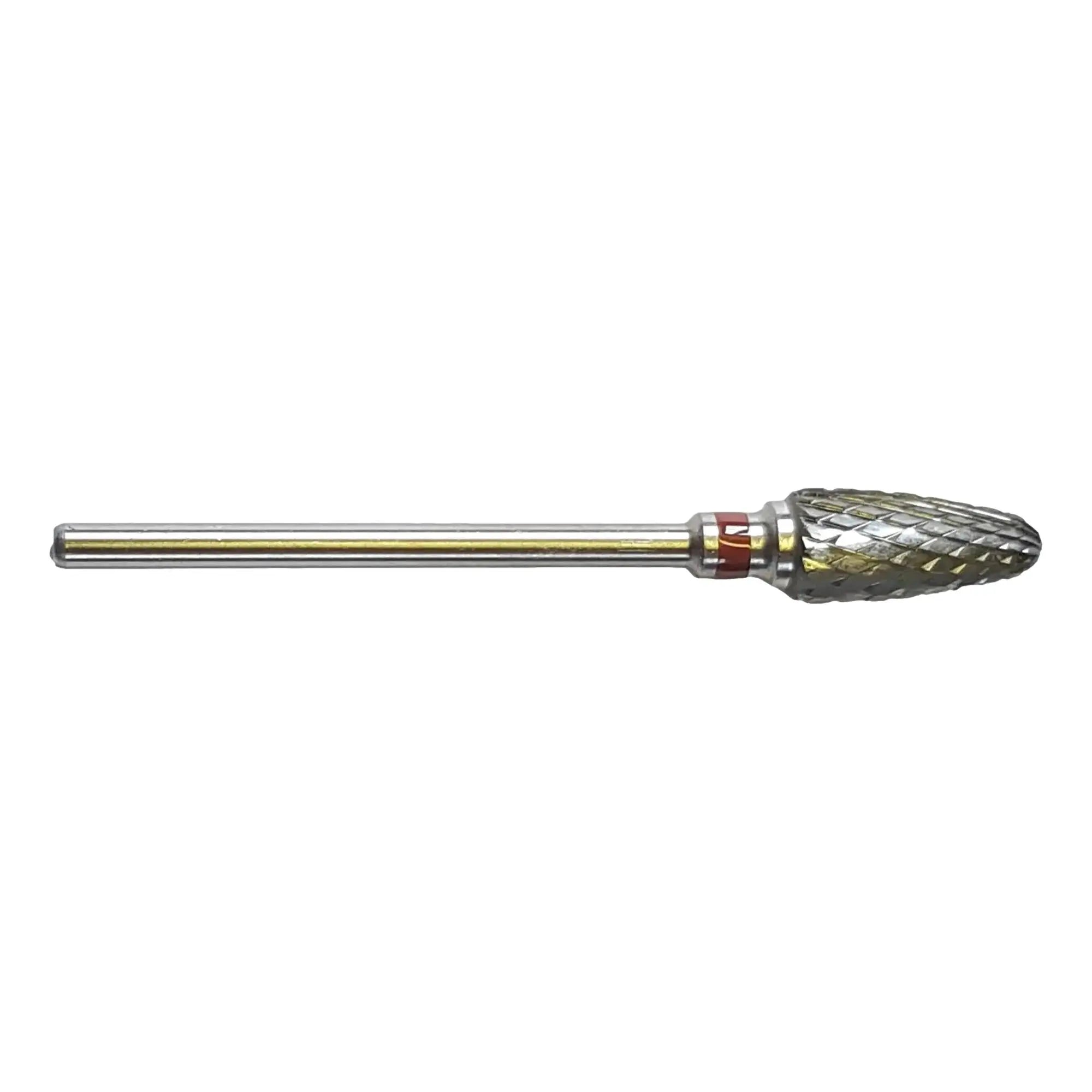 Fraise E5453 Carbure de tungstène - Abrasion des ongles normaux à épais - Denture croisée intermédiaire - 6,0 mm - My Podologie