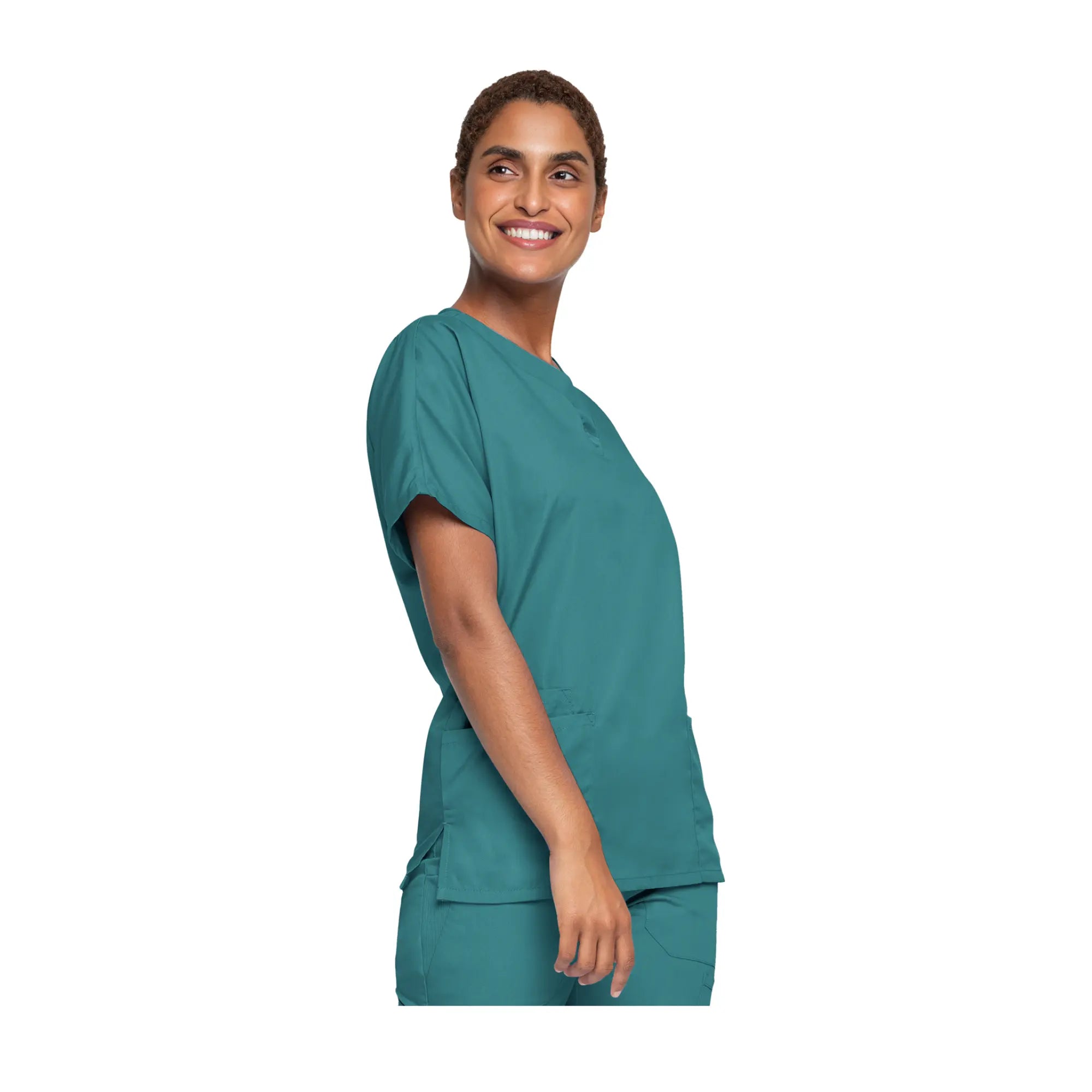 Guéthary - Tunique médicale - Col V - Manches courtes - Femme - Cherokee - Couleur 1 Cherokee Authentic Workwear