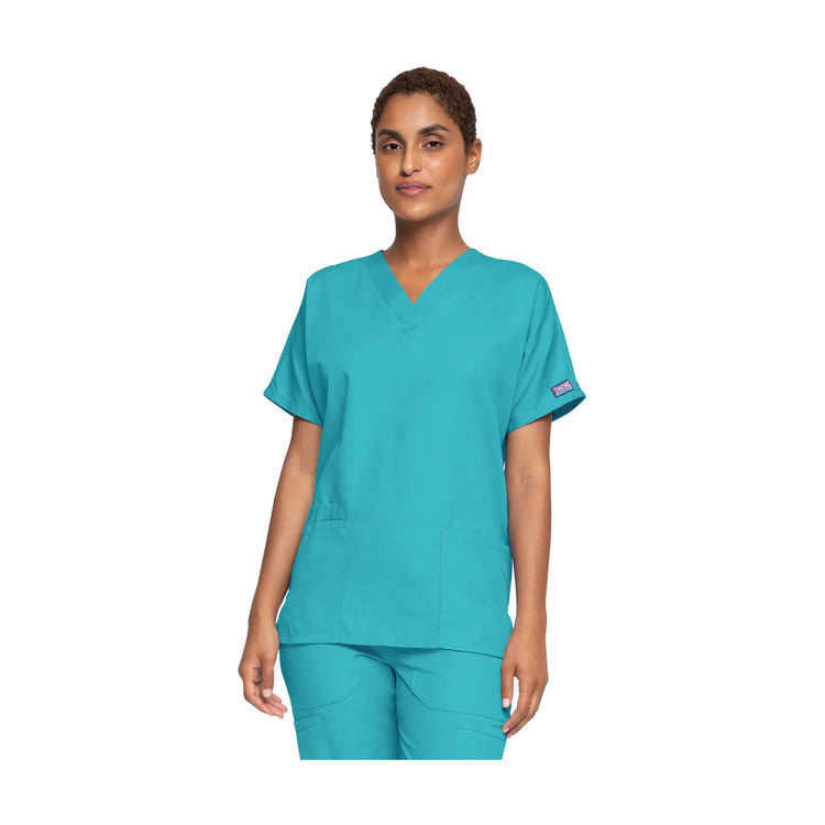 Guéthary - Tunique médicale - Col V - Manches courtes - Femme - Cherokee - Couleur 1 Cherokee Authentic Workwear