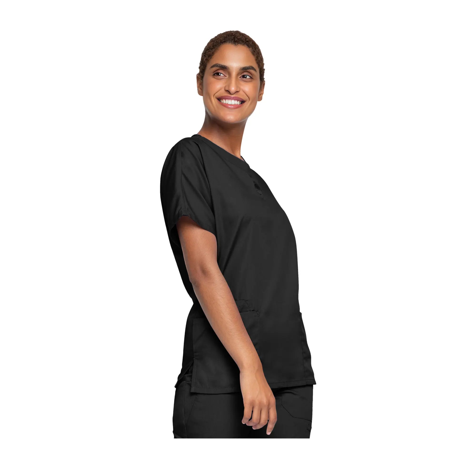 Guéthary - Tunique médicale - Col V - Manches courtes - Femme - Cherokee - Couleur 2 Cherokee Authentic Workwear