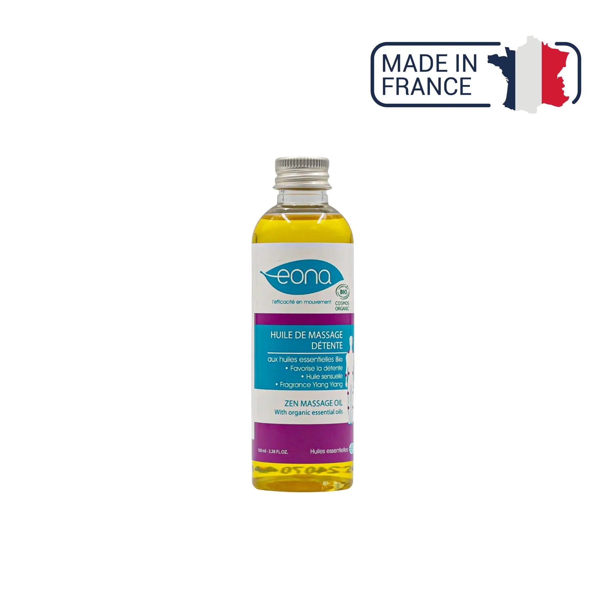 Huile de massage - Détente - Bio - 2 contenances - Eona Eona