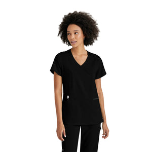 Kim - Tunique col V croisé - Femme - Grey’s Anatomy Stretch Grey’s Anatomy