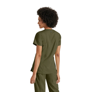 Kim - Tunique col V croisé - Femme - Grey’s Anatomy Stretch Grey’s Anatomy