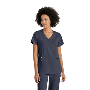Kim - Tunique col V croisé - Femme - Grey’s Anatomy Stretch Grey’s Anatomy