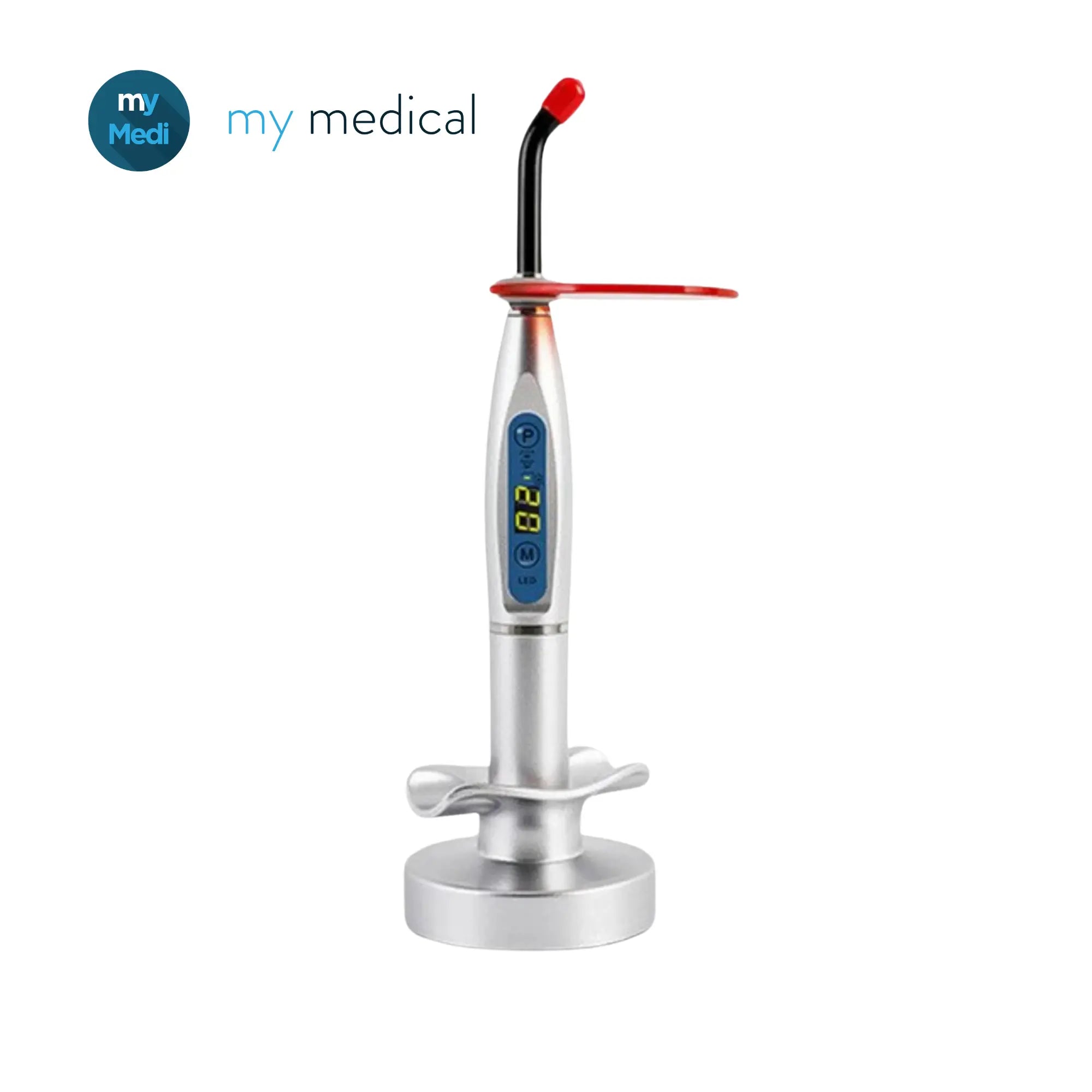 Lampe LED à photopolymériser - Sans fil - 1500 mW / cm² - 7 coloris disponibles My Medical Argent