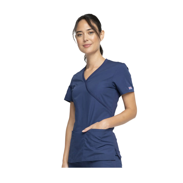 Limoges - Tunique médicale - Effet cache-coeur  - Manches courtes - Femme - Cherokee Cherokee Authentic Workwear