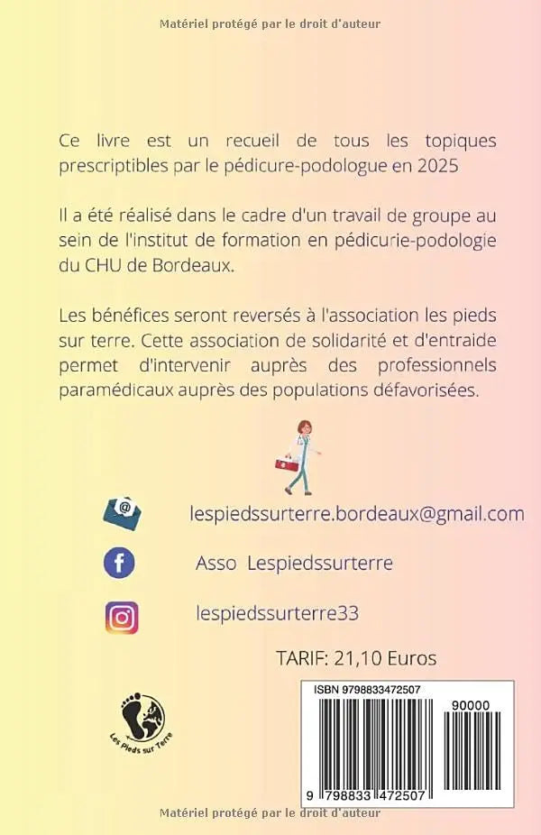 Livret de prescription en pédicurie-podologie - Association les pieds sur terre Association les pieds sur terre