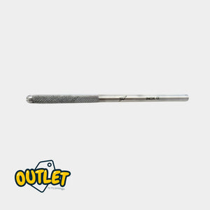 Manche porte lame de burin - 12 cm - Inox // Fin de série My Podologie